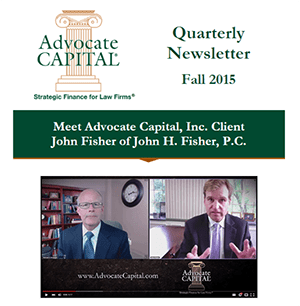 Advocate Capital, Inc. Fall 2015 Newsletter is Here!