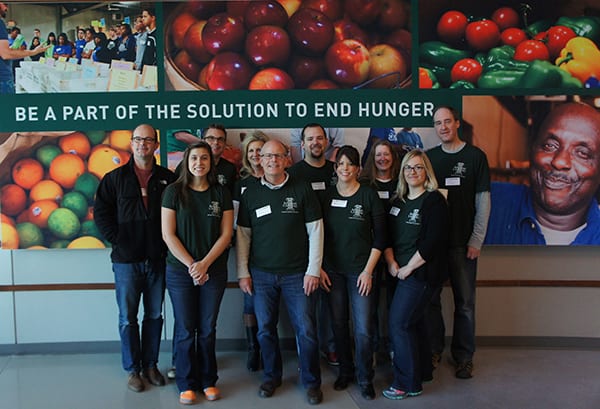 Team Hope Volunteers at Food Bank