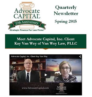 Advocate Capital, Inc. Spring 2015 Newsletter is Here!