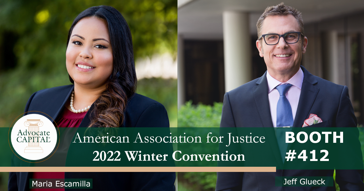 Headed to Palm Springs for AAJ Winter! Advocate Capital, Inc.