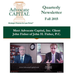 Advocate Capital, Inc. Fall 2015 Newsletter is Here!