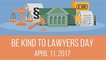 Help Us Celebrate “Be Kind to Lawyers Day”