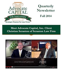 Advocate Capital, Inc. Fall 2014 Newsletter is Here!