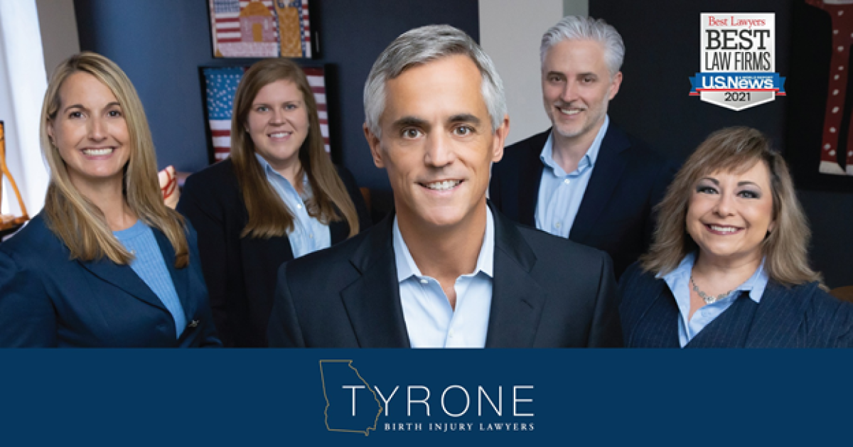 Tyrone Birth Injury Lawyers Recognized as a Tier 1 Law Firm in Atlanta
