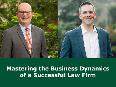 Upcoming Webinar: Mastering the Business Dynamics of a Successful Law Firm Upcoming Webinar: Mastering the Business Dynamics of a Successful Law Firm
