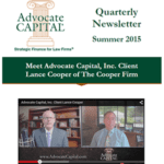 Advocate Capital, Inc. Summer 2015 Newsletter is Here!