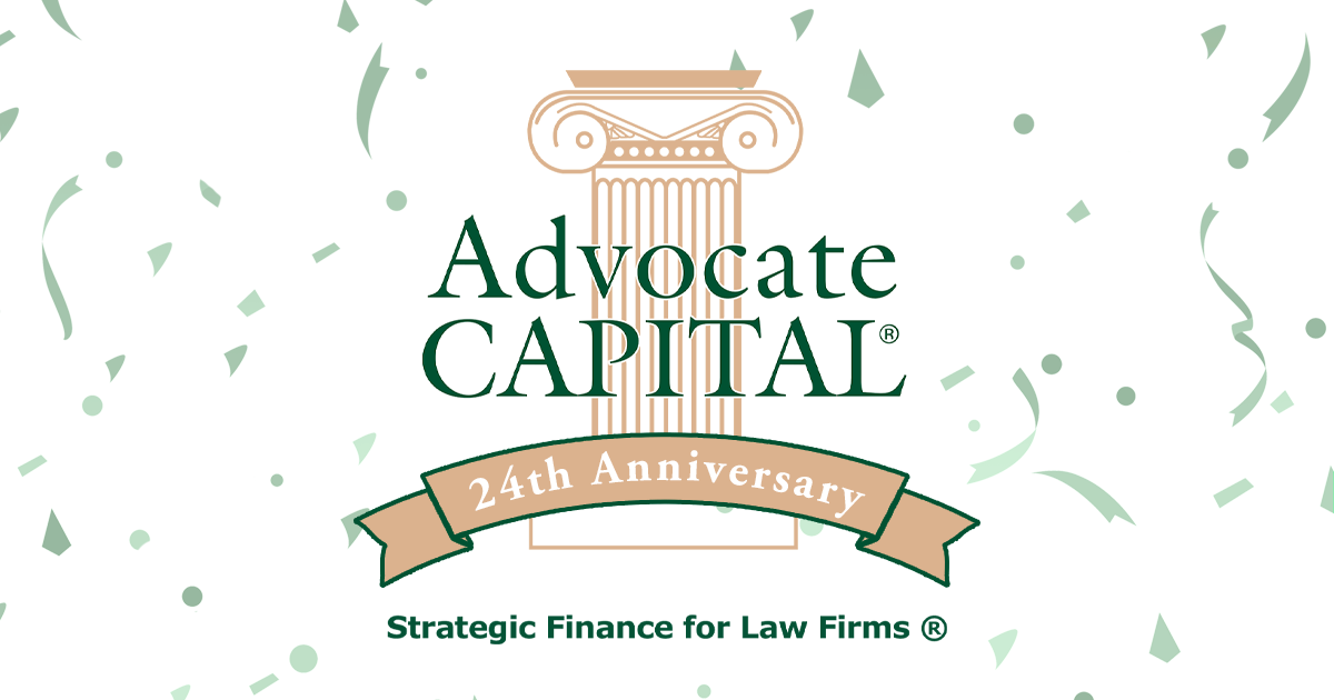 Celebrating Advocate Capital's 24th Anniversary | Advocate Capital, Inc.